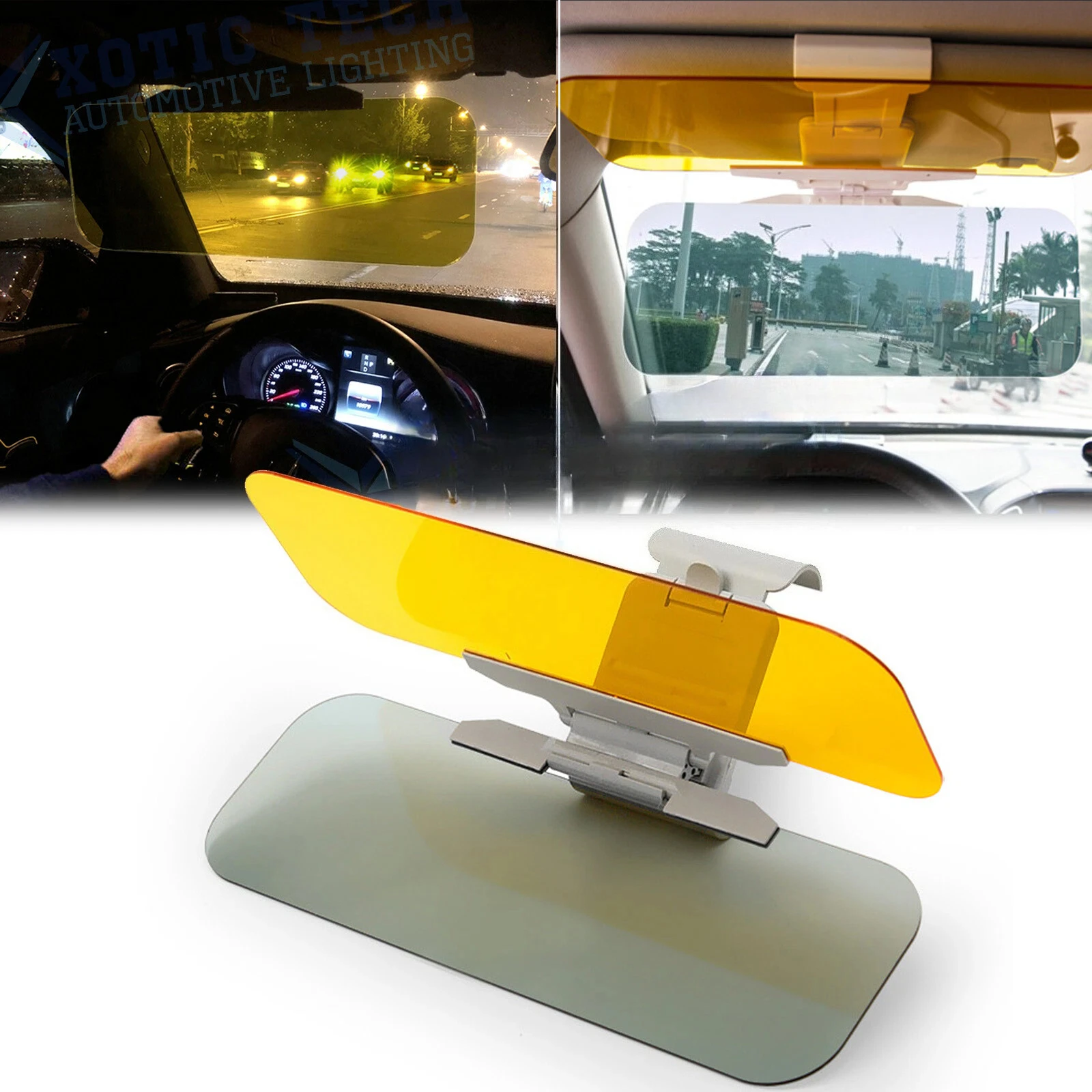 

Anti-Dazzle Car Sun Visor Sun Shade UV Blocking Blocker Polarized Sunshade HD Vision Safety Driving Day and Night Sun protection