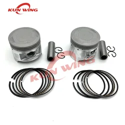2 Sets 49mm XV250 Piston Ring Kit for Yamaha Virago XV250 V Star 250 Route 66 Motorcycle Engine Parts
