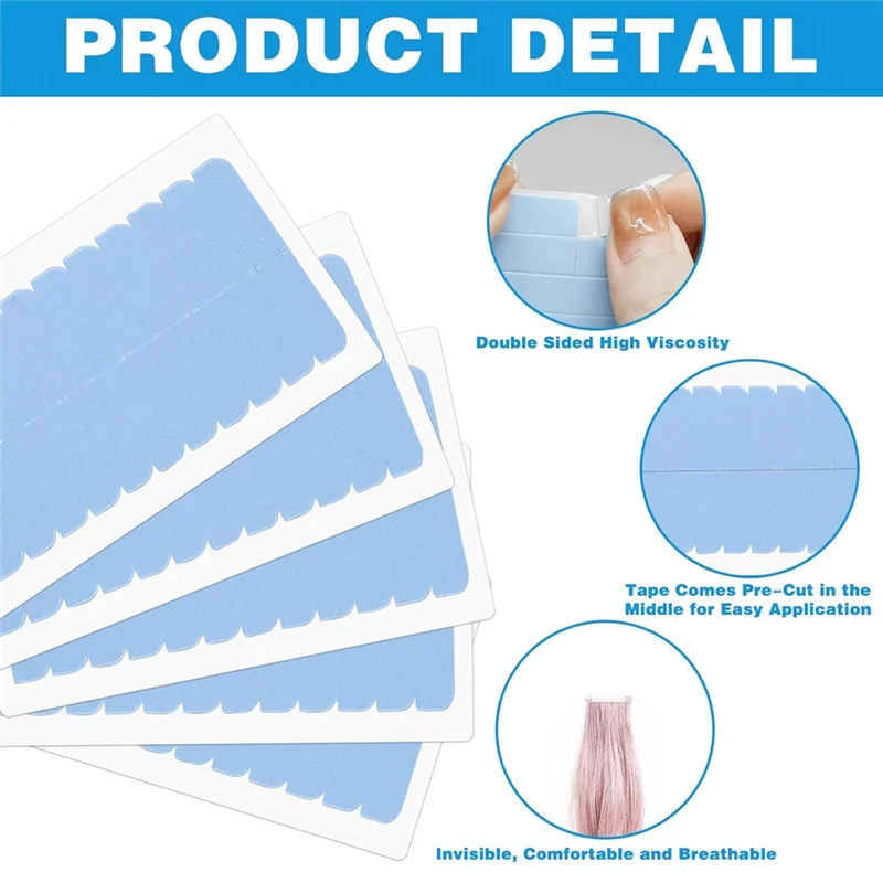 

【Must-Haves】20 Set Hair Extension Tape Toupee Tapes Double Sided Extension Replacement Wig Tape Hair Tapes For Wigs, Strong Adhe