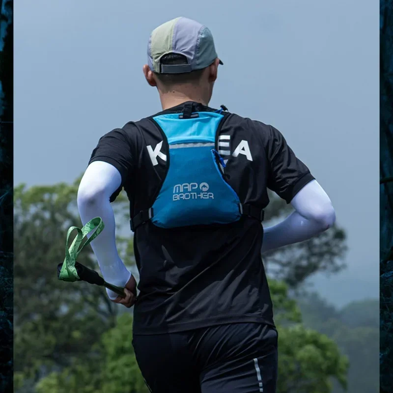 MAP BROTHER Breathable Hydration Vest Trail Running Backpacks Lightweight Cycling Run Jogging Marathon Riding Climbing Bag B109