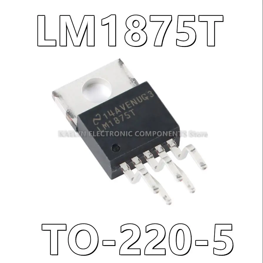 10Pcs/lot LM1875T LM1875 Amplifier IC 1-Channel (Mono) Class AB TO-220-5