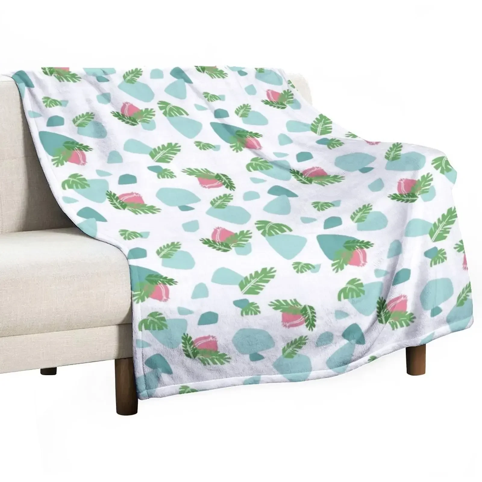 

Ivysaur Pattern Throw Blanket Flannels Moving Blankets For Baby Blankets