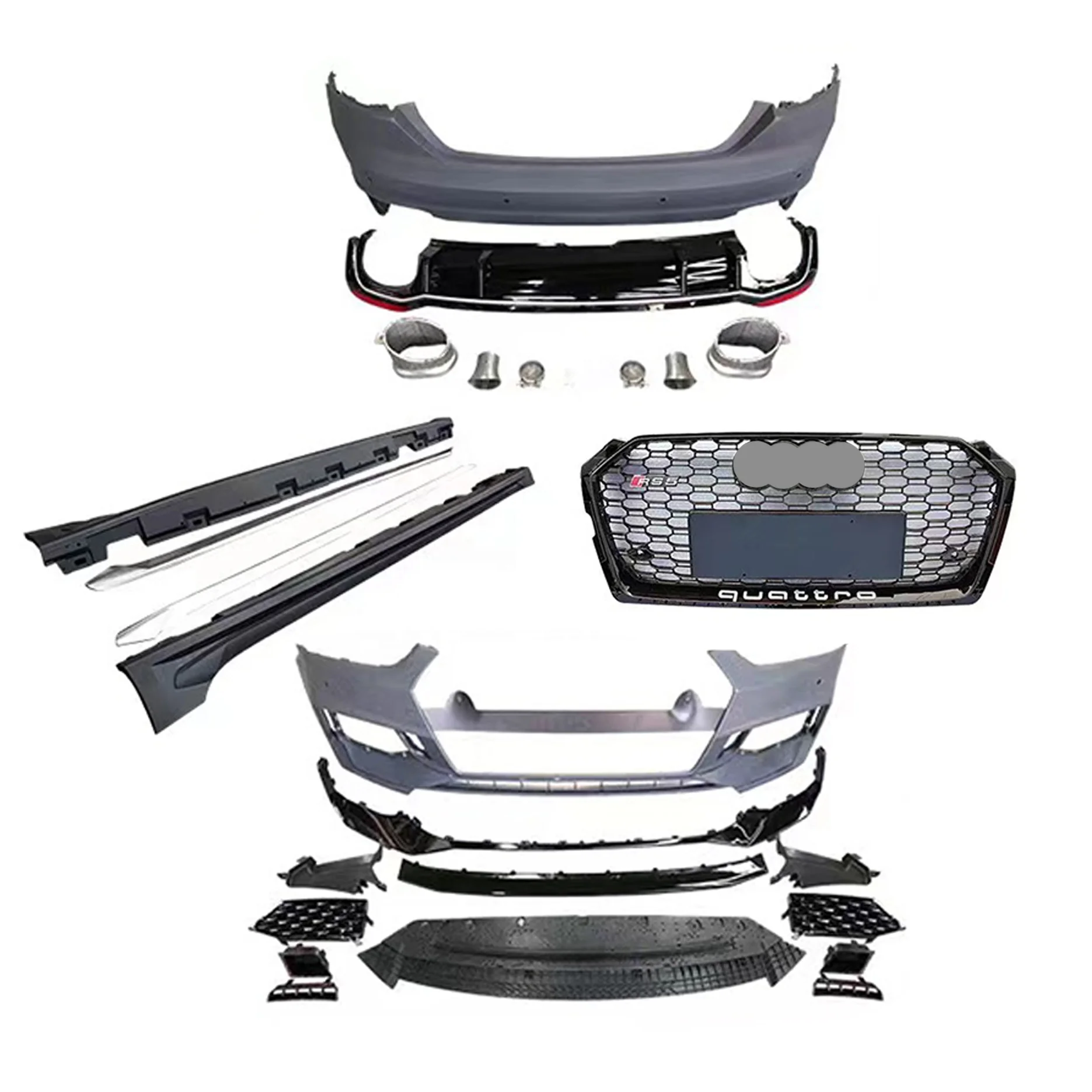 17-19 New Item Facelift Body Kit for Audi A5 Facelift to RS5 High Level Style