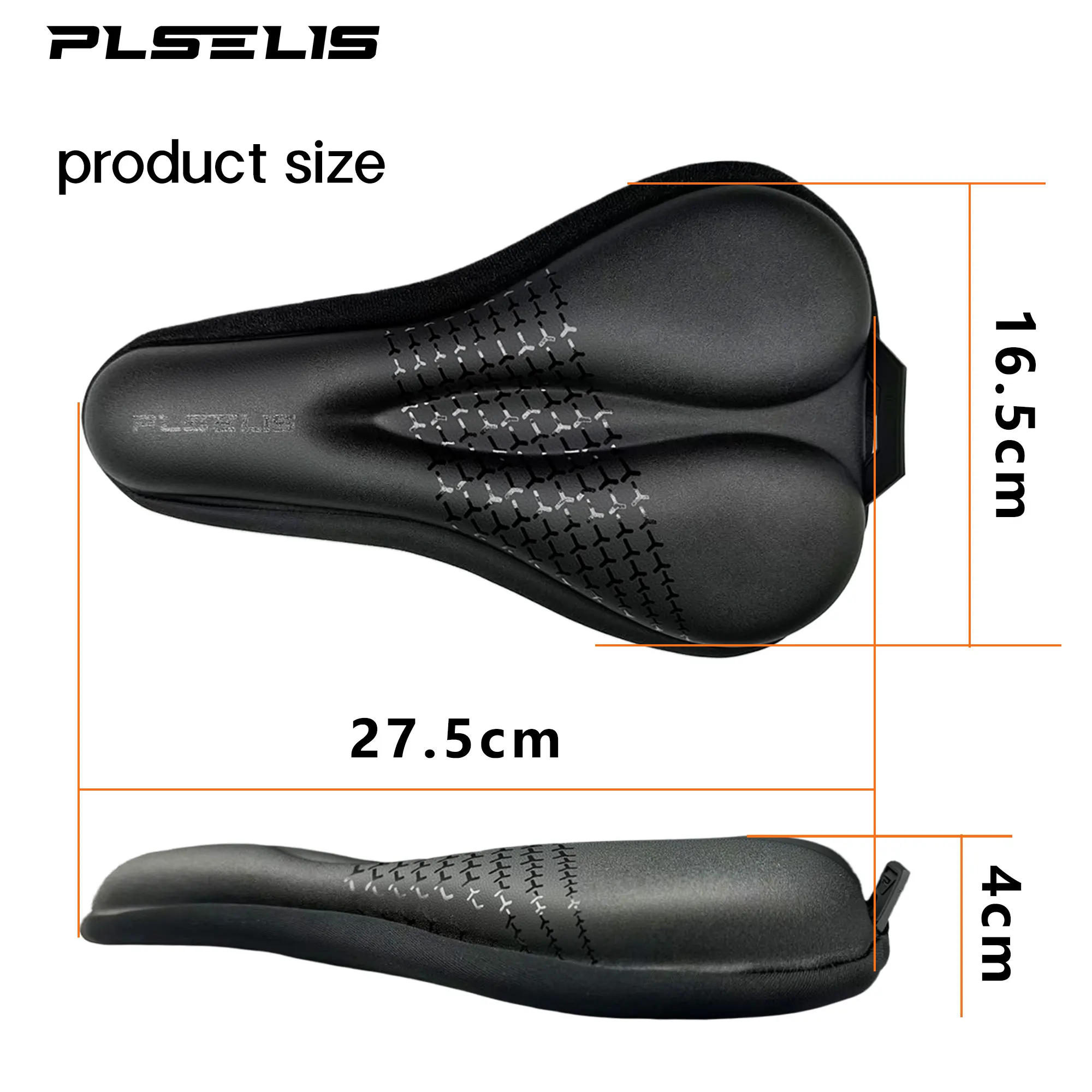 غطاء مقعد الدراجة PLSELIS: سيليكون فائق النعومة مع امتصاص الصدمات لراحة نهائية