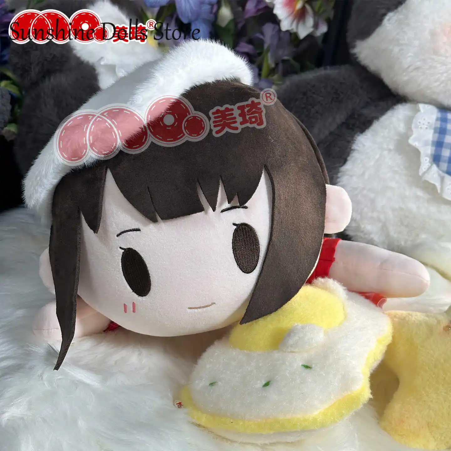

Cute Anime Megumi Kato Cosplay Adorable Papa Plush Cotton Doll Figure Stuffed Pillow Cushion Toys Birthday Gift