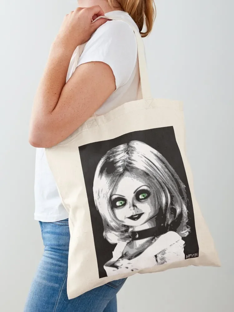 

Bride of Chucky Tote Bag Reusable bags hand bags hand bag Canvas shoulder bag