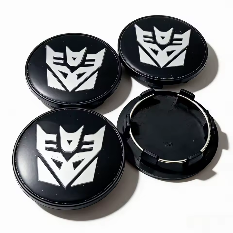 4x 69mm Transformers Felgendeckel Nabendeckel Radkappen