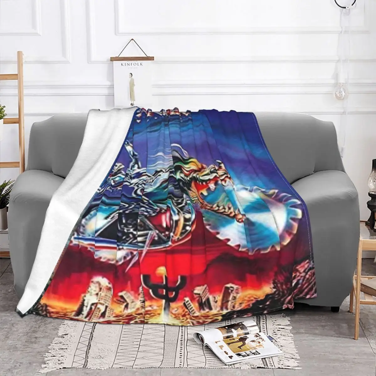 Judas Priest Firepower 546 Anime Couple Blankets Blankets And Blankets Throw Blanket