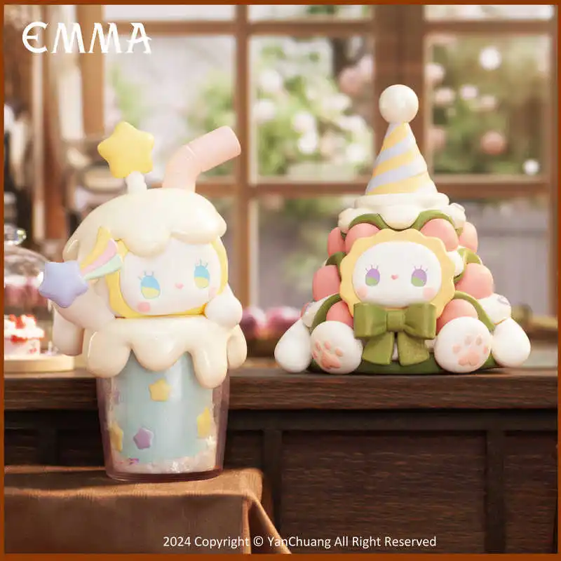 Tersedia Emma Secret Forest Goffee Shop Sepes Series Blind Box Fashion Toy Dekorasi Meja Lucu Kotak Misteri Seru Hadiah Kejutan