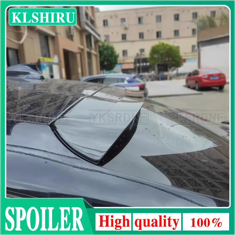 

For BMW X4 G02 Spoiler rear glass roof wing M style ABS Material Car Rear Wing Primer Carbon fiber Color Spoiler 2019-2022