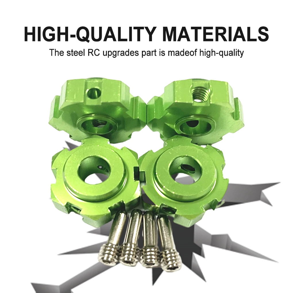 RCGOFOLLOW Aluminum Alloy Wheel Hex Mount RC Upgrade Part Adapter For 1/10  MAXX RC Car Part RC Car Accessories view 3