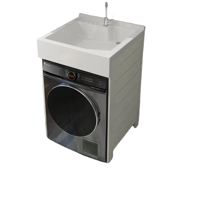 Xk Balcony Washing Machine All-in-One Cabinet Drum Small Apartment Washing Machine Partner Hand Washing Washbasin