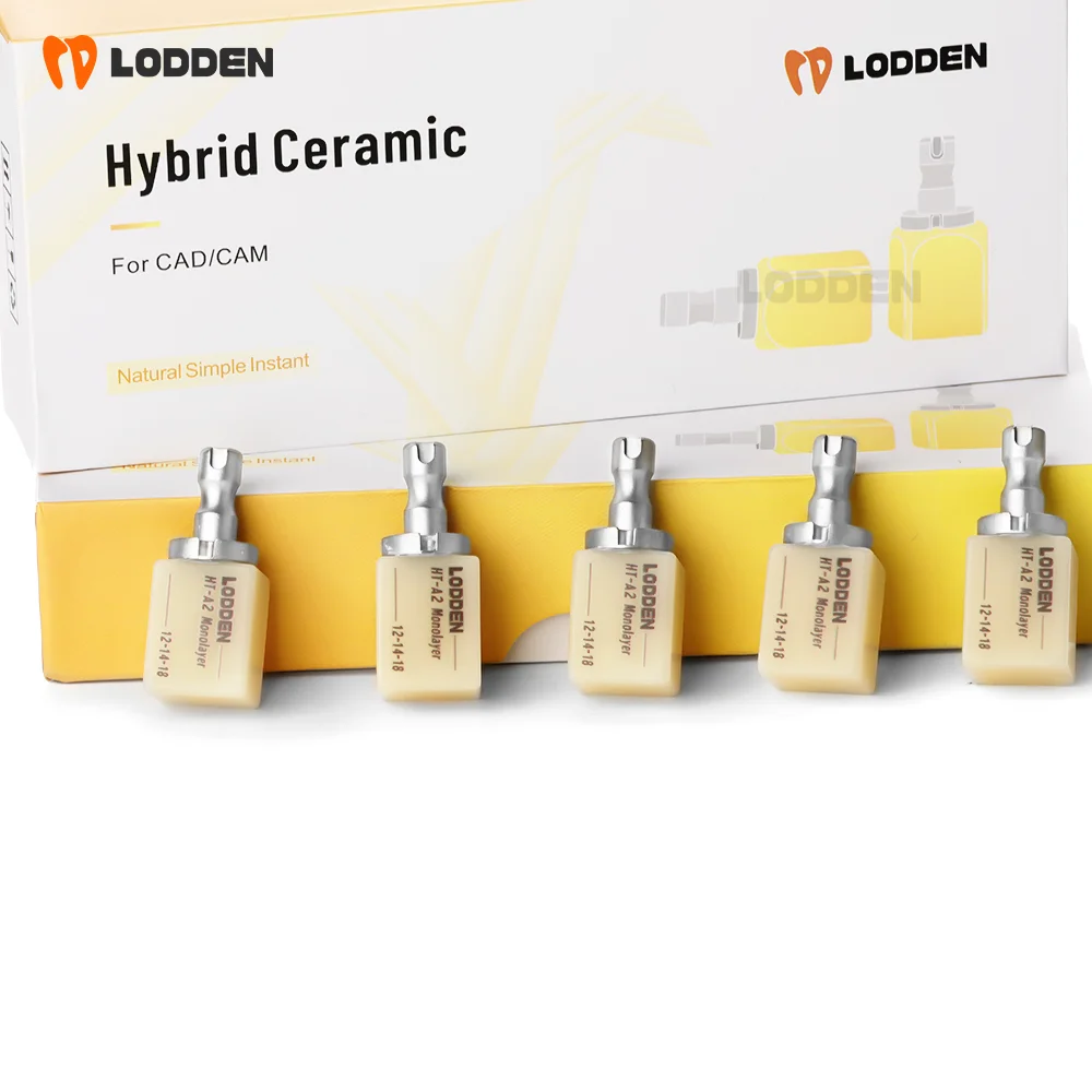 LODDEN Dental Monolayer Hybrid Ceramic Composite Resin Ceramics for Sirona System Minimally Invasive Repair Resin-based Material