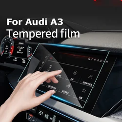 Car Navigation Tempered Glass Screen Protector Film For Audi A3 8Y Sline S3 2021 2020 Sedan Hatchback Car Interior Accessories