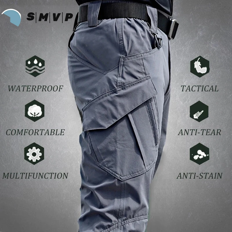 

City Tactical Cargo Pants Classic Outdoor Hiking Trekking Army Tactical Joggers Pant Camouflage Military Multi Pocket Trousers