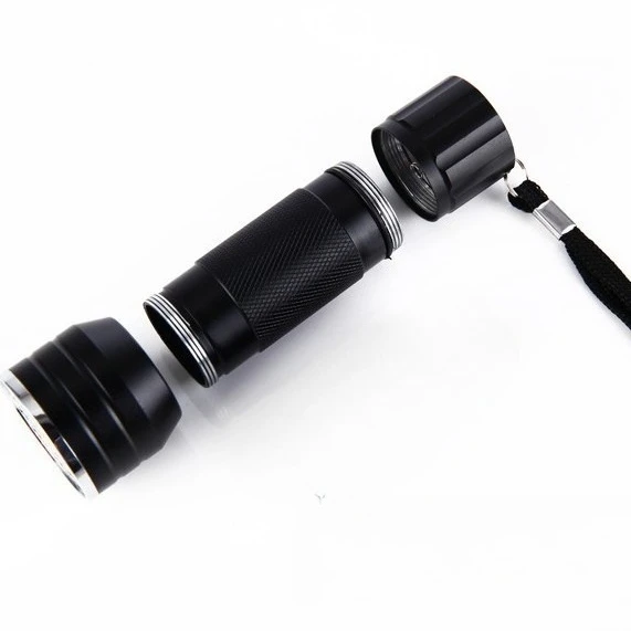 Multi Functional 21LED UV Flash Light 395nm Purple Light For Nail Glue Curing Anti-Counterfeit Detection