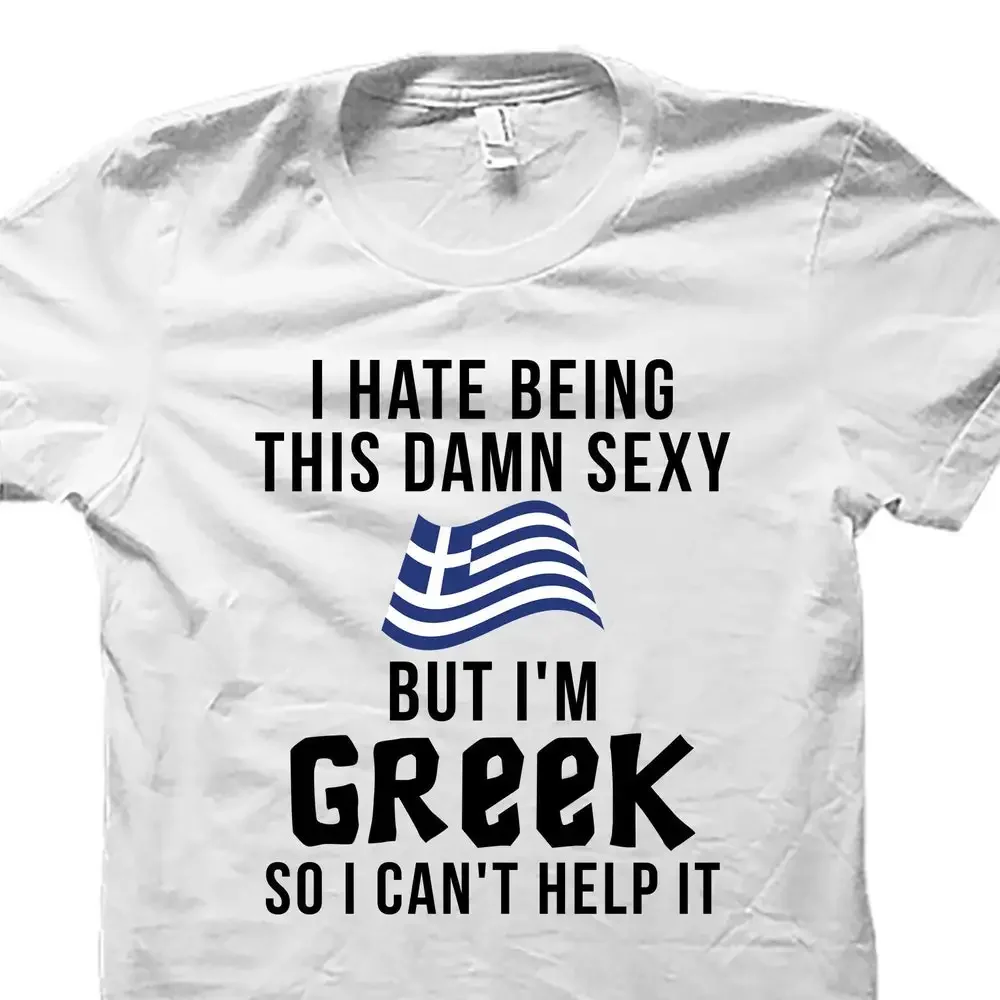 Greek T Shirt Greece Flag S Athens Clothing Os5367