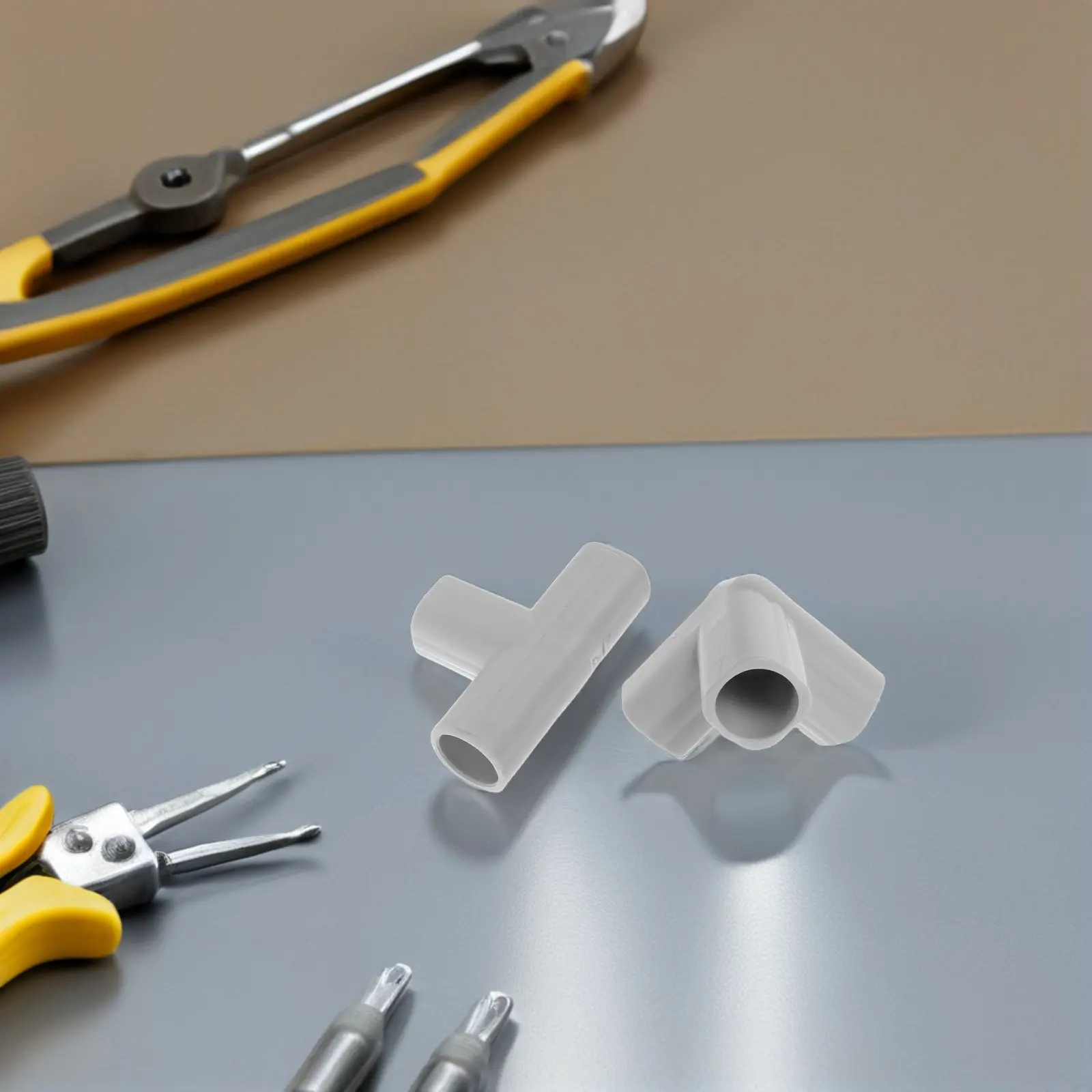 Kit de 1 connecteur en T en plastique pour parc de bébé, pièces de rechange, diamètre intérieur 0,87 po, accessoires de sécurité pour clôture intérieure/extérieure