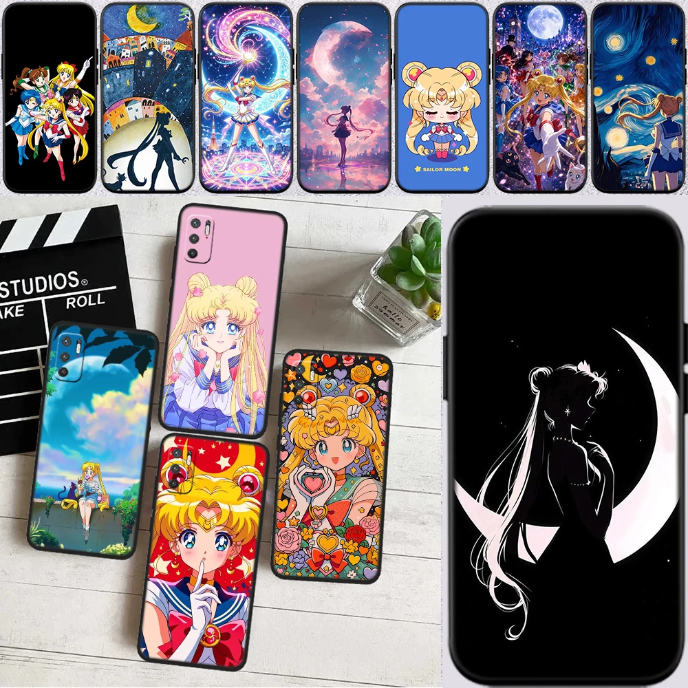 U-Usagi S-Sailors M-Moons Poster Phone Case for Samsung Galaxy S20 S21 S22 Ultra FE Plus A21S A22 A24 A25 A26 A30 A30S A31