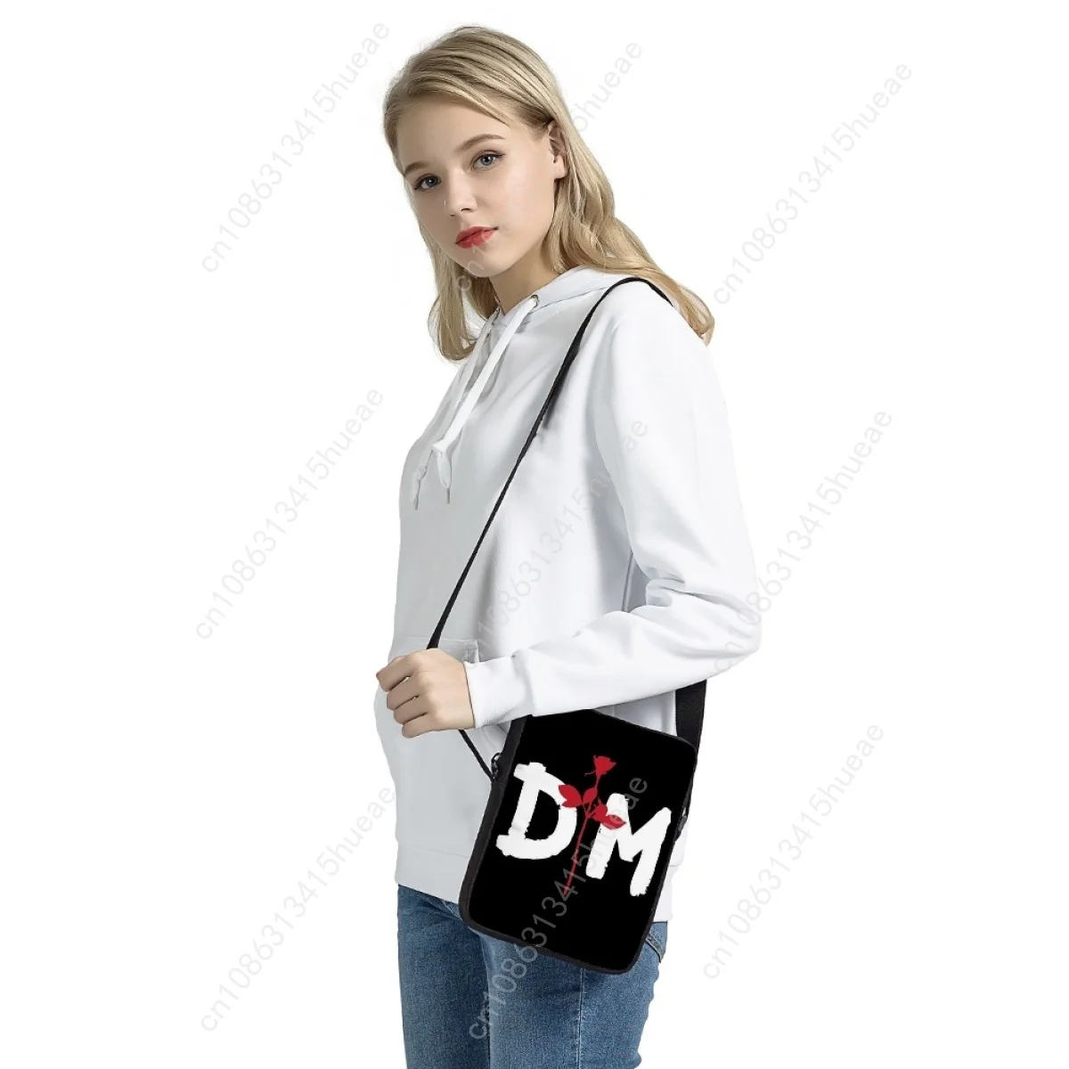 Depeches-Sacs à bandoulière pour hommes et femmes, mode bande imprimée, sacs de messager, mini sac de voyage, sacs à main décontractés pour femmes, fourre-tout, 2024