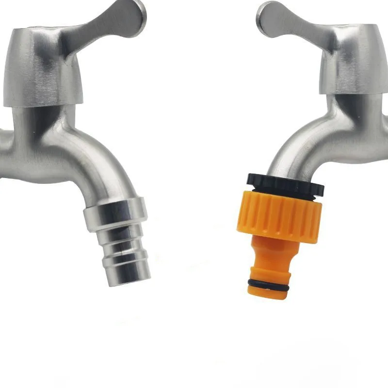 4/6 بوصة حديقة سريعة/الحلمة موصل الخرطوم إصلاح نظام الري المشترك مقرنة بلاستيكية وقف موصلات المياه محول موسع #3