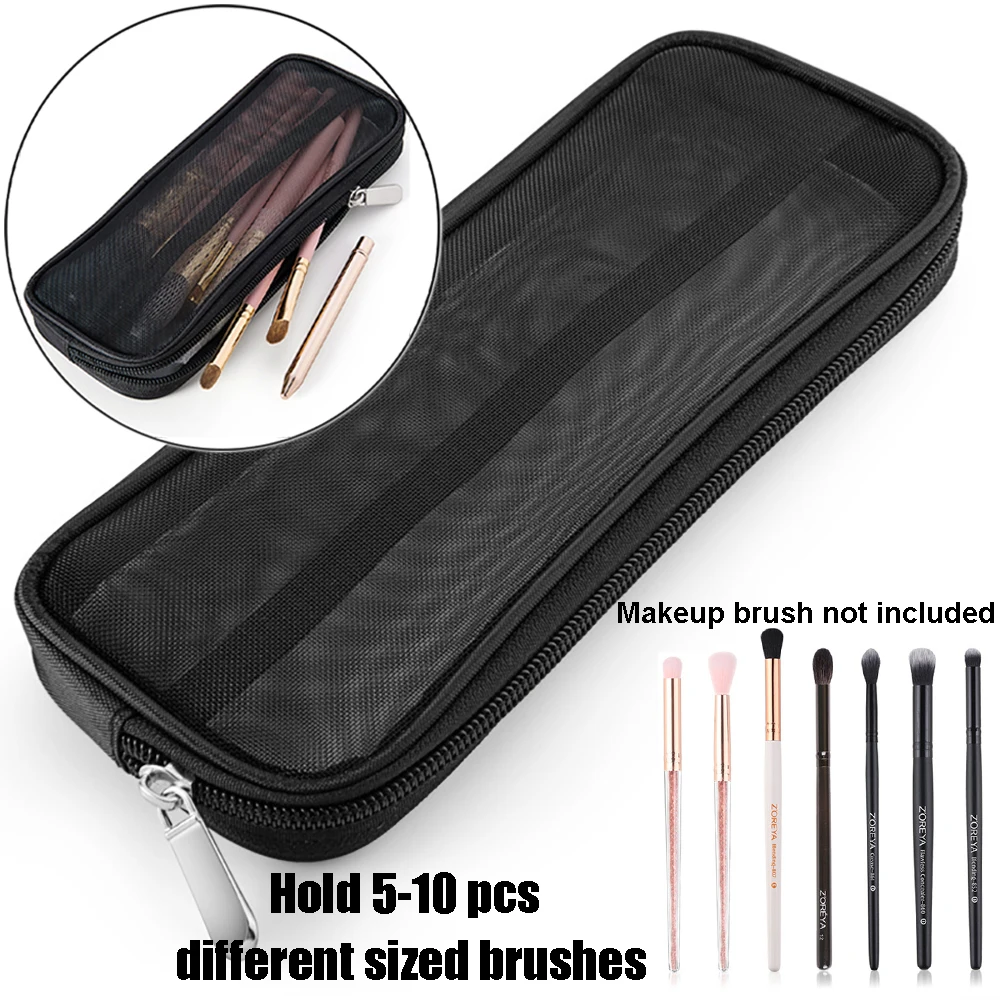 

Travel Beauty Tools Multifunctional Breathable Toiletry Storage Case Mesh Makeup Bags Cosmetic Organizer Makeup Brush Pouch