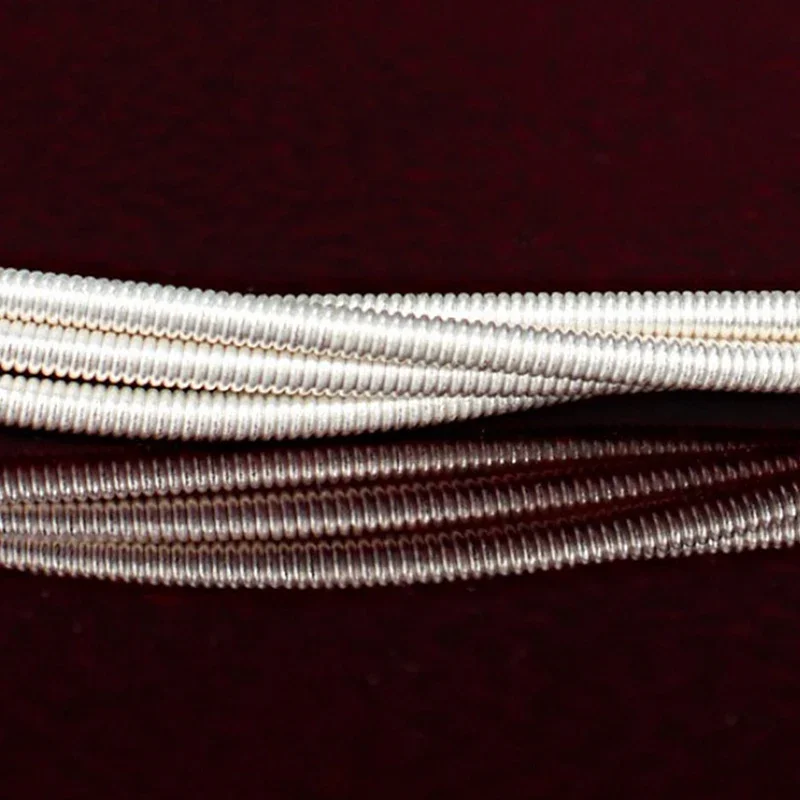 6-teiliges Gitarrensaiten-Set aus Nylon in Silber für klassische klassische Gitarre – Detail 5