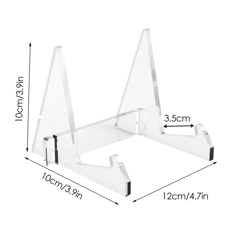 A02M-6X حامل تخزين سجل الفينيل حامل عرض سجل أكريليك حامل عرض الكتب المحمول