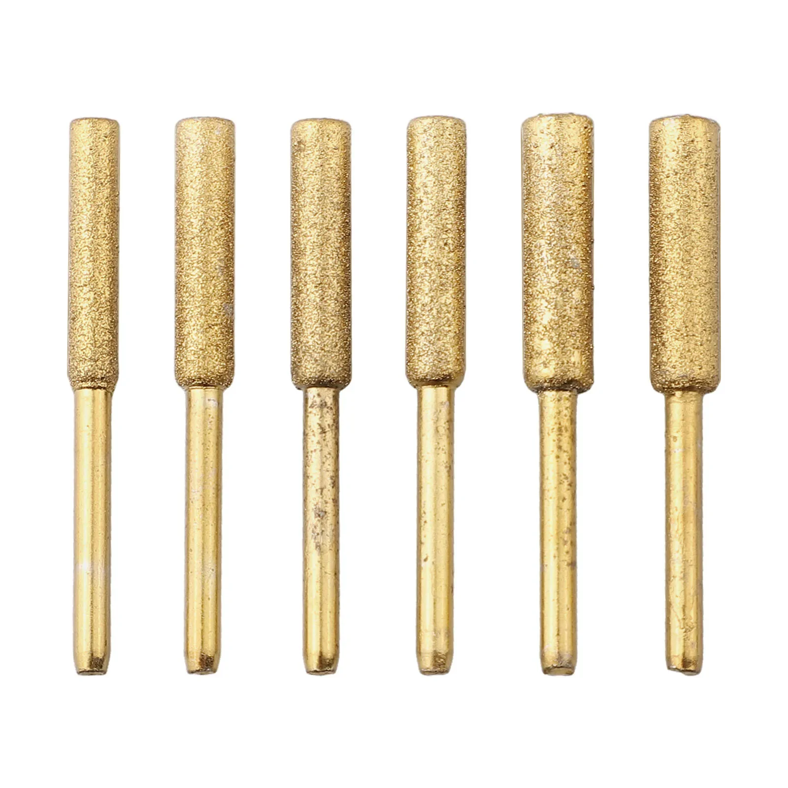 6 개/대 전기 톱 샤프너 4.0/4.8/5.5mm 전기 톱 비트 금속 옥 나무 용 티타늄 도금 다이아몬드 샤프너 버 그라인더