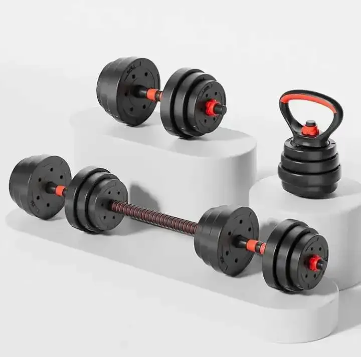 Mancuernas de Cemento Desmontables, Ajustables y Intercambiables para Gimnasio y Fitness, Venta Directa de Fábrica