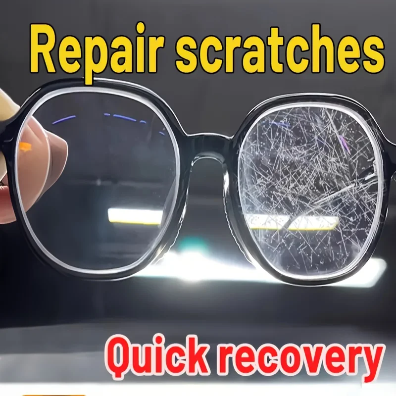 تركيبة مسح قوية، إصلاح خدوش النظارات، حماية النظارات، صيانة وإصلاح الزجاج، إصلاح محمول، تركيبة متينة