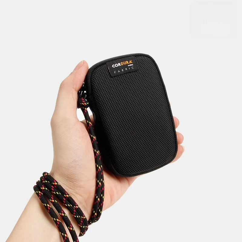kaduola-nylon-car-key-wallet-men's-card-holder-two-in-one-pendant-bag-multi-function-money-bag-retractable-buckle