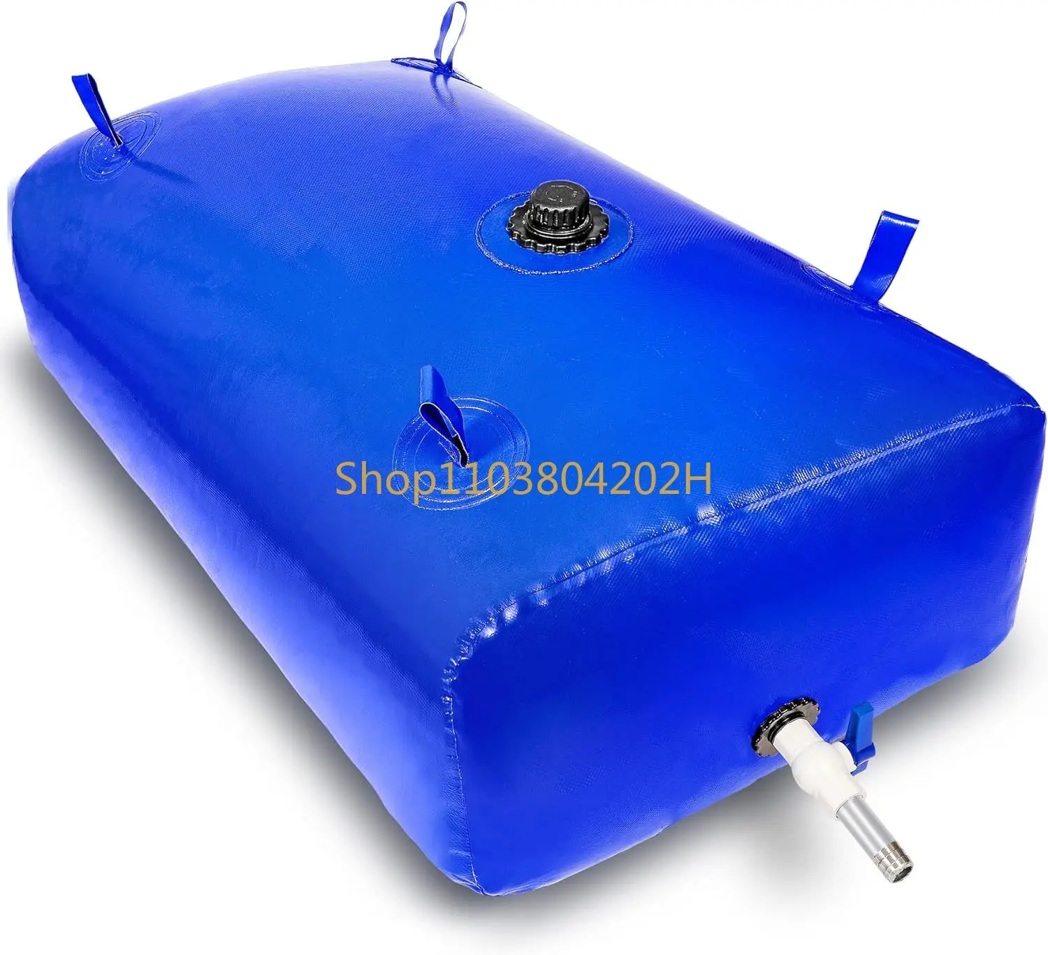 1000L water storage bag, foldable, large capacity, portable emergency water storage tank with valve, soft and wear-resistant