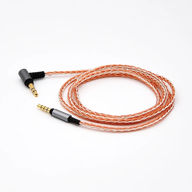 8 Core Silver Plated 3.5mm Stereo To 3.5mm Connector Hifi Upgrade Cable For SONY MDR-1A 100AP 1000XM3 MSR7 Earphone - Image 6