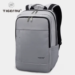 Tigernu 17inch Backpack Male Anti-theft Men Backpack Travel Bags Waterproof Nylon Backpack Bags Men Student Schoolbags Knapsack