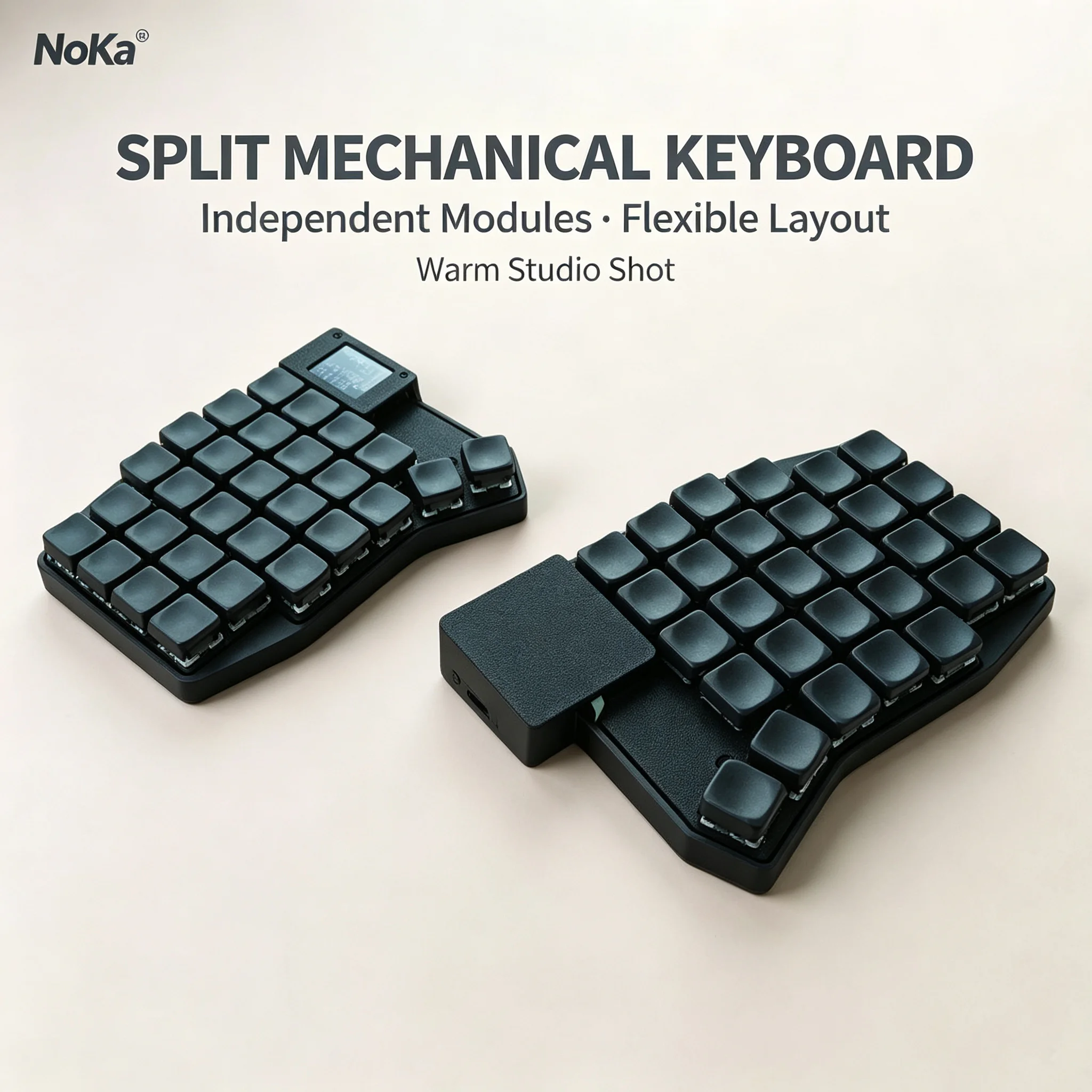 Custom Sofle Split Wireless Keyboard Kit, ZMK Firmware BT USB Dual Mode, Ergo 58-Key Custom Build, Switch Wired Wireless