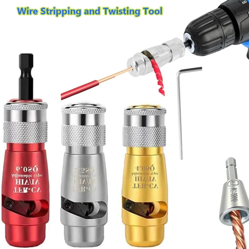 Electric Wire Stripper Fast Stripping Wire Tools &Wire Stripping and Twisting Tool and Professional Electrical Tools Drill