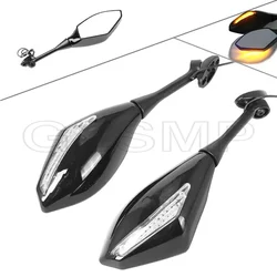 Fit for Honda CBR 600 900 1000 RR CBR300R CBR500R CBR250R Pair Rear View Mirror LED Turn Signal Light