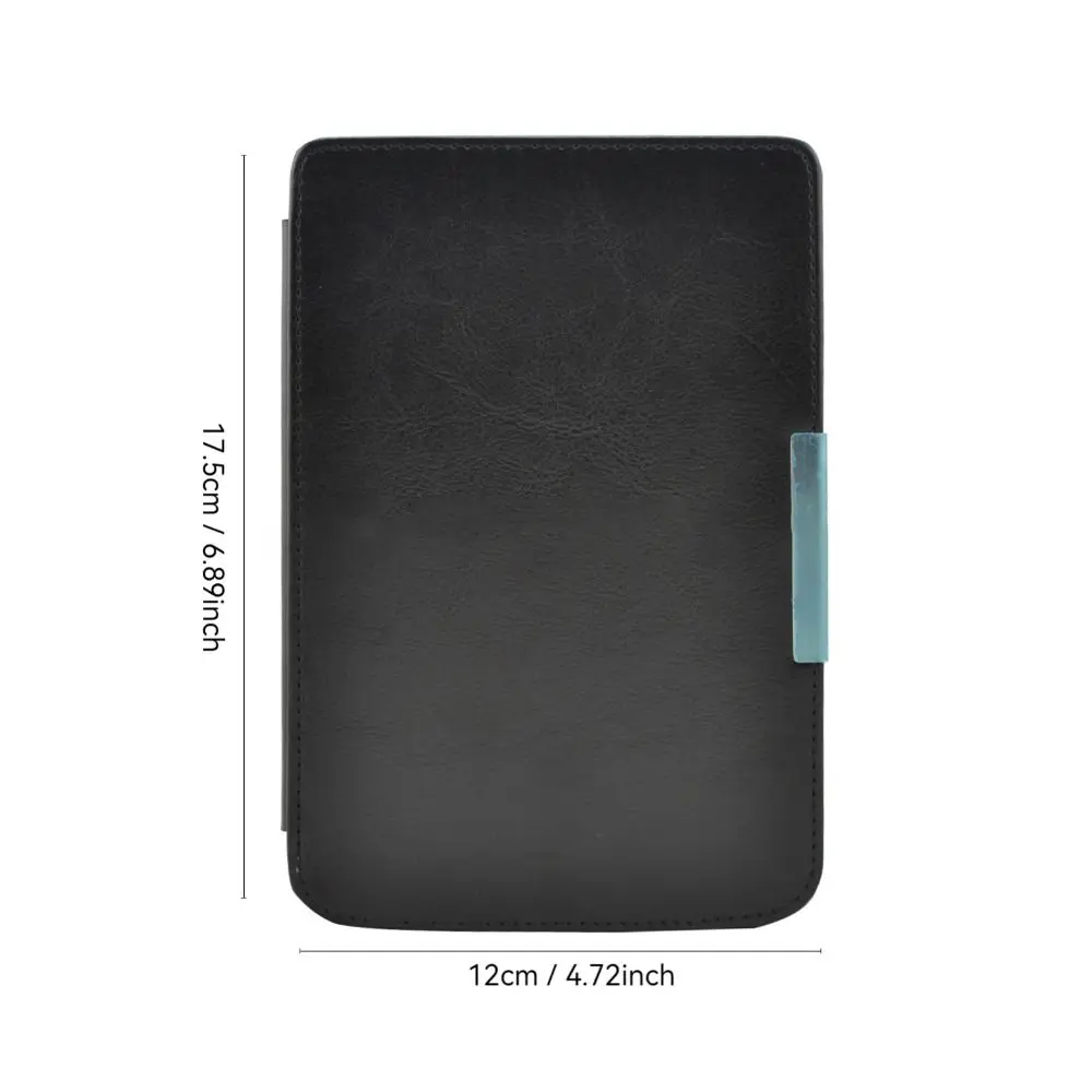 New Auto Wake Sleep e-Reader Case Anti Scratch Anti-fall Back Cover Shockproof PU Leather for Pocketbook PB614/615/624/625/626