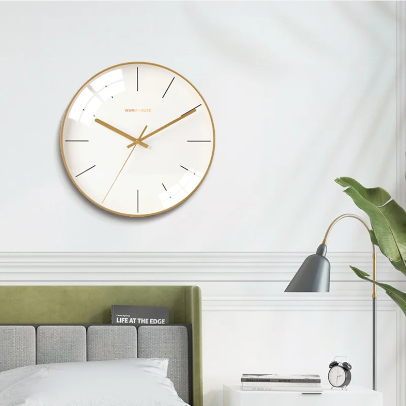 Wall Clock Withe Legant Decoration Bedroom Mechanism Large Retro Decor Arts Living Room Home Horloge Beautiful Design Moderne