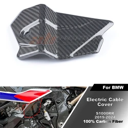 Electric Cable Cover Trim Cowling For BMW S1000RR 2019-2024 S1000R 2019-2025 Full Carbon Fiber 100%