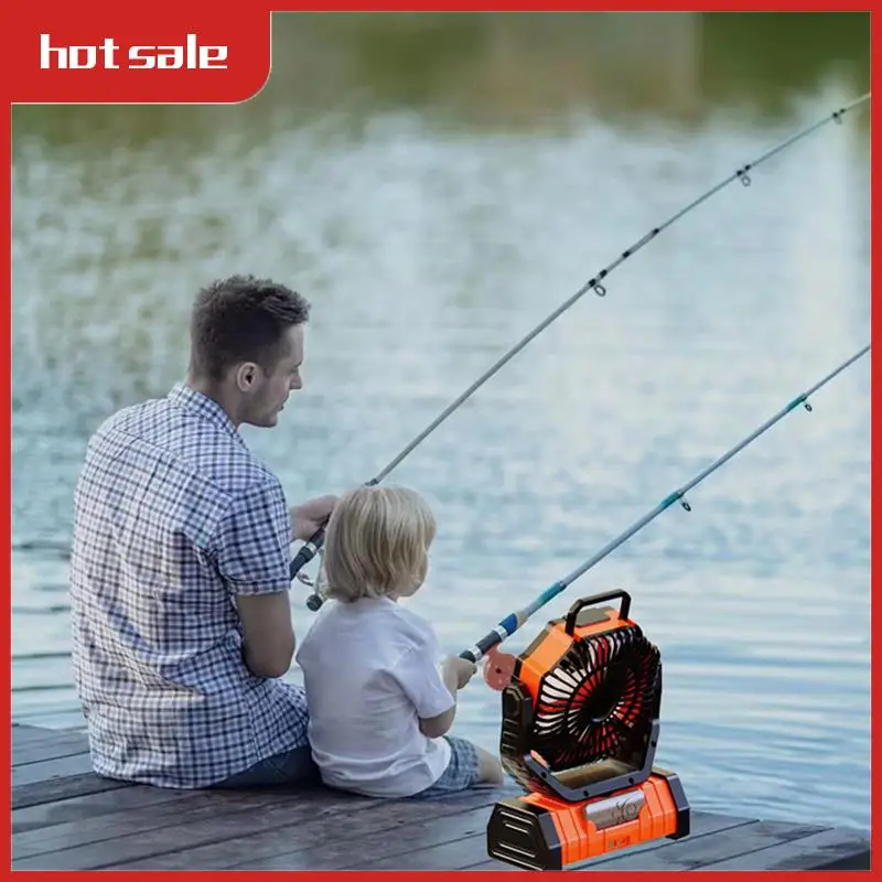 

New Outdoor Camping Fan 20,000 Mah Four-Speed Adjustable Directional USB Rechargeable Shaking Head