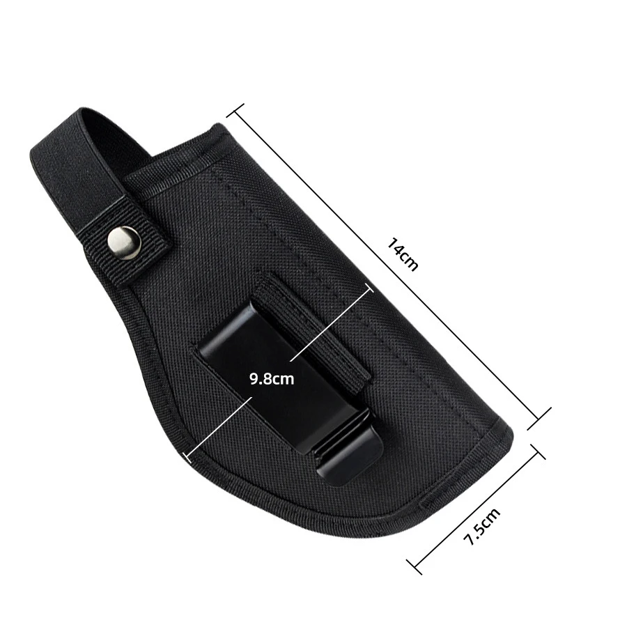 Lawaia Nylon Bumbag for Gun Holster Invisible Pistol Holster Pocket Outdoors Left Right Universal Prop Gun Bag 1pc IWB/OWB 9mm