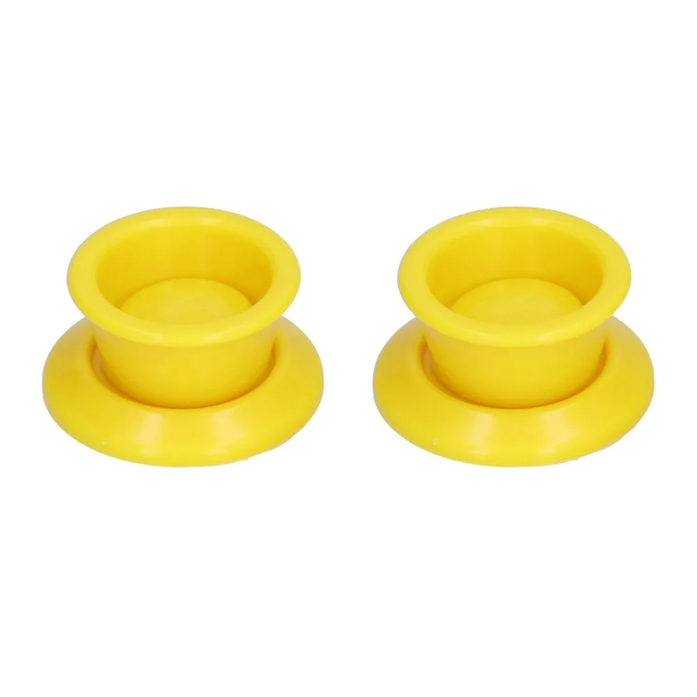 2 pieces Yellow Pee Pad Holder Round 2 Piece Set Pet Pee Pad Sticker Multi size Compatible Suction Dog Potty Pad Fastener