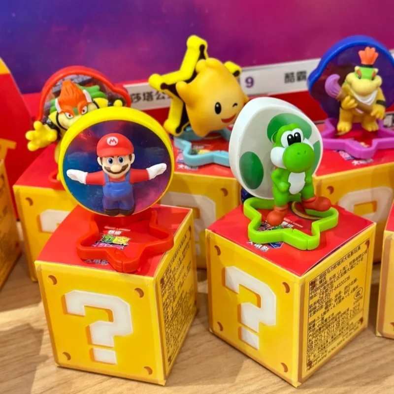 Nuevas Figuras Coleccionables de la Película Super Mario 2026, Luigi, Princesa Peach, Yoshi, Bowser, Toad, Colección de Decoraciones para Exhibición