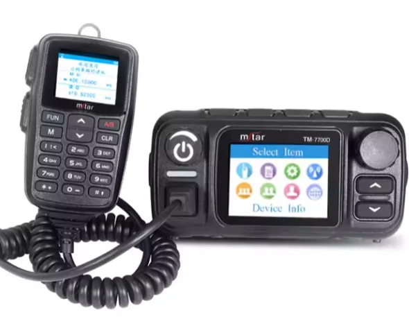 Базовая станция на большие расстояния TM-7700D LTE WCDMA GSM IP-сеть POC Двухдиапазонное мобильное радио с GPS Black Ce Tlf Mobile Techno