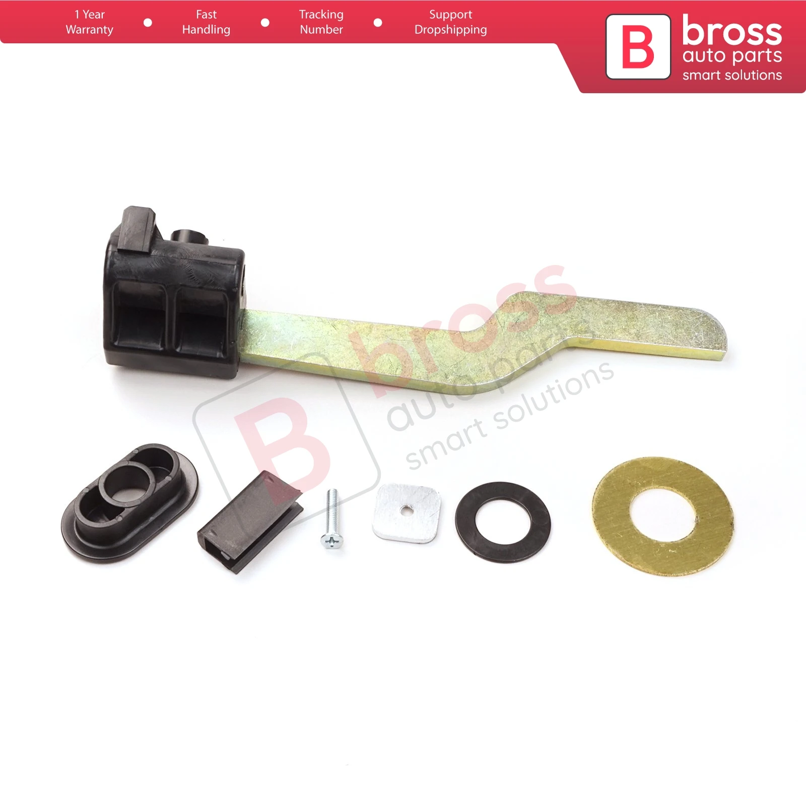 Bross BSR8-1 Roof Lock Latch Part 54347031361 Left for Vauxhall Opel Holden Astra G Convertible CC and BMW E46 Convertible CC