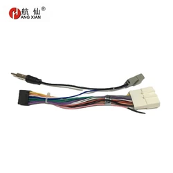 Car Stereo Female ISO Radio Plug Power Adapter Wiring Harness Special For Nissan Tiida ISO harness power cable