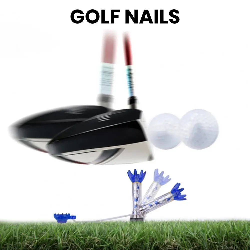 Wear-resistant Golf Tee High Stability Low Friction Golf Tee Wear Resistant Training Tool with Detachable Simple Installation