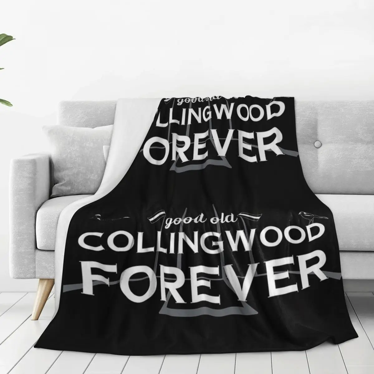 Good Old Collingwood Forever Blankets Fleece Lightweight Sofa Throw Blankets For Home Bedroom Travel Throws Bedspread Quilt